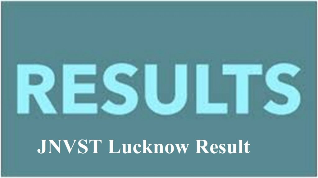 JNVST Result 2020 5th Lucknow, Navodaya Result 2020