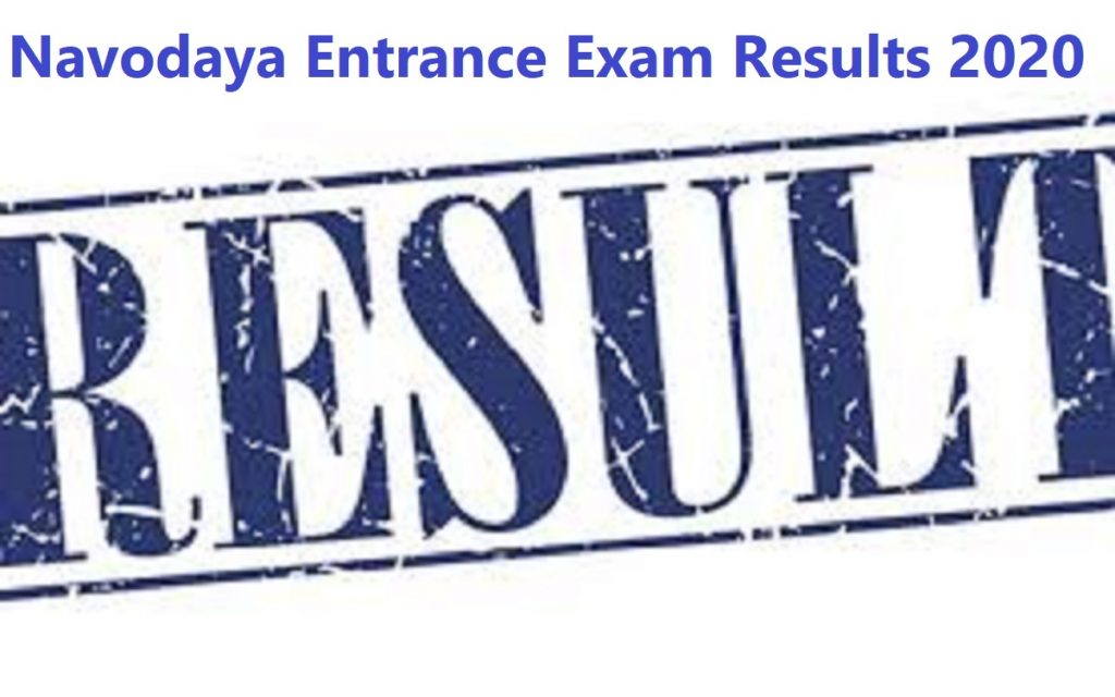 Navodaya Entrance Exam Results 2024